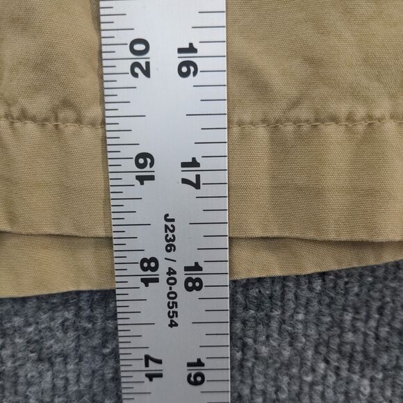 GAP Womens Skirt Tan Size 12 Cotton A-Line Back Pocket Zip Closure - Picture 5 of 11